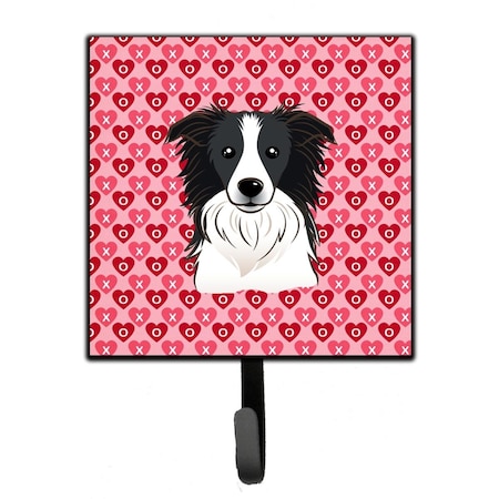 Jensendistributionservices Border Collie Hearts Leash or Key Holder MI1714538